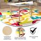 Flash Furniture 20.75 in W, 47 in L, 23 in H, Beechwood, Birch Plywood, Steel, Beech/White MK-ME088028-GG - alternate 2